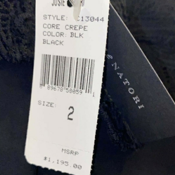 Josie Natori Core Crepe With Lace  Jumpsuit - Picture 11 of 11